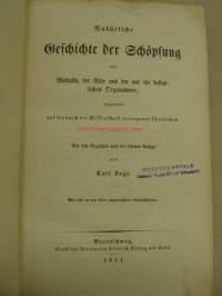 Gesichte der Schöpfung des Weltalls, der Erbe und der auf ihr Befindlichen Organismen...