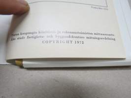 Turku - Åbo matkailukartta 1972, mukana monikielinen selostusosa sekä erillinen kaksipuolinen kartta taskukokoisessa kansiossa, osin hauskoja piirroskuvia