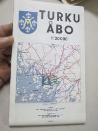 Turku - Åbo kartta / osoitekartta1968