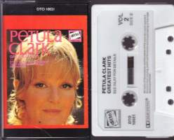 C-kasetti - Petula Clark - Greatest Hits Vol. 1 ja 2. Kaksi kasettia.  Ditto DTO 10021A, 10021B