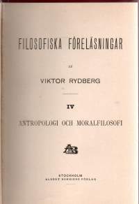Filosofiska Föreläsning IV av Viktor Rydberg