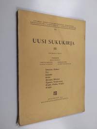 Uusi sukukirja 3 - kolmas vihko