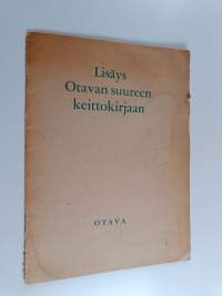 Lisäys Otavan suureen keittokirjaan