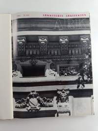 Arkkitehti 1960 (vuosikerta 1-12 +liitteet)