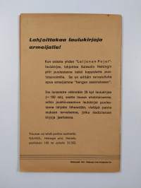 Leijonan pojat 1-2 : &quot;lauluja sotapojille ja kotirintamalle&quot;- sävellyskilpailun tuloksia ja muita sotatalven 1939-40 lauluja