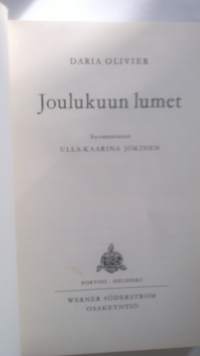 Joulukuun lumet