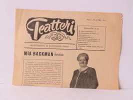 Teatteri N:o 3 / 1945