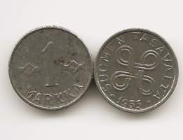 1 markka  1953  Fe