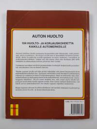 Auton huolto : 104 huoltokohdetta