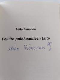 Polulta poikkeamisen taito (signeerattu)