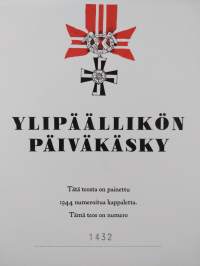 Ylipäällikön päiväkäskyt (numeroitu)