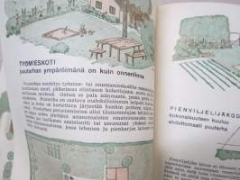 Kukkiva pihamaa ja tuottoisa kasvitarha - kotipuutarha, kaupunkipuutarha, huvilapuutarha, maalaistalopuutarha, työmieskotipuutarha, pienviljelijäkotipuutarha