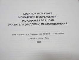 Location Indicators 2002 - International Civil Aviation Organization ICAO