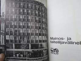 Wulff Mainos- ja taiteilijavälineluettelo 1971 -tuoteluettelo