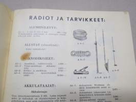 Radioyhtymä Oy HInnasto nr 6 - Radio- ja sähkötarvike sekä valmistehinnasto