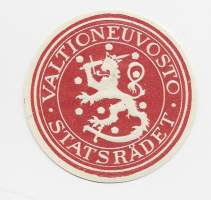 Valtioneuvosto - paperisinetti sinetti