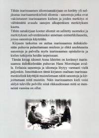 Inarinsaamen Idiomisanakirja  -Mitä sanotaan inarinsaameksi, mutta ei suomeksi?