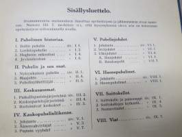 Heikkovirtalaitteet (puhelimet) Kansanvalistusseuran Kirjeopiston opetuskirja I