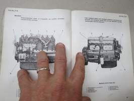 Volvo N 84 (N84) - väliaikainen käyttöohjekirja, käyttöohjeet, voitelukaavio, sähkökaavio