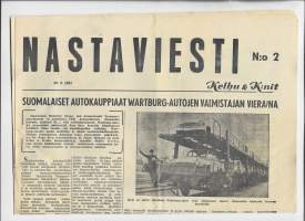 Nastaviesti  1961 nr 2  / Wartburg auto