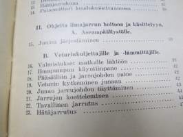 VR Paineilmajarrun selitys ja käyttöohjeet - Westinghouse paineilmajarrut ja hydraulinen järjestelmä ohjekirja