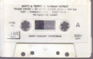 C-kasetti - Matti ja Teppo - Taivaan merkit, 1991. MTRC 105 Katso kappaleet kuvista