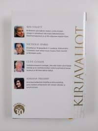 Kirjavaliot : Follett, Ken : Valkeuden vangit; Sparks, Nicholas : Hääjuhla; Cussler, Clive : Hurrikaanin silmässä; Trigiani, Adriana : Maatilan tyttö