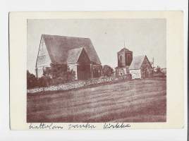 Hattula Vanha    Kirkko  - paikkakuntakortti, kirkkopostikortti  postikortti    kulkematon