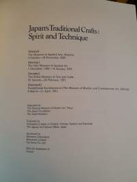 Japan´s Traditional Crafts : Spirit and Technique