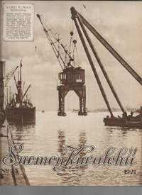Suomen Kuvalehti 1927 nr 25 / Nostokurki, Keskiajan lumoissa, siirtolaiset, suurkaupungin alla