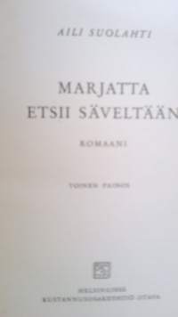 Marjatta etsii säveltään