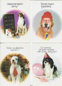Grazy Dogs  postikortti 4 eril kulkematon