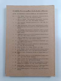 Aarni Penttilä - juhlakirja, 5. VIII. 1959
