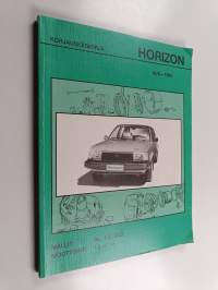 Korjauskäsikirja, Horizon - 1978-1985 - Horizon : 1978-1985