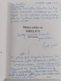 Mutta sehän on Sibelius (signeerattu, tekijän omiste)