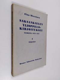 Saksankielen ylioppilaskirjoitukset vuosina 1919-1957 1 : tekstit