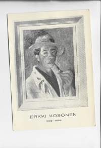 Erkki Kosonen 1902-1965  Muistonäyttely kutsu  1970
