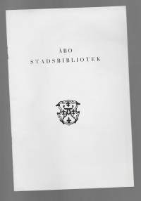 Åbo Stadsbibliotek 1936   12 s