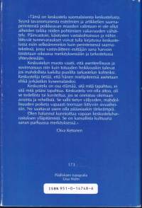 Kansallinen julkisivu keskustelun kohteena, 1987. Onko keskustelun rooli muuttunut sitten 1980-luvun? Vertaa itse.