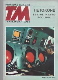 Tekniikan Maailma 1966 nr 10, / Keimolan moottorirata, Kauko-idästä avaruuteen, Ilmahalli - katto tyhjän varassa,
