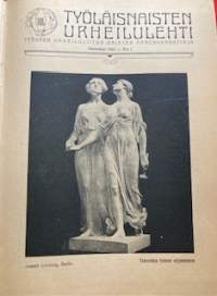 Työläisnaisten urheilulehti, vuosikerrat 1922-1924.