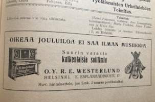Työläisnaisten urheilulehti, vuosikerrat 1922-1924.