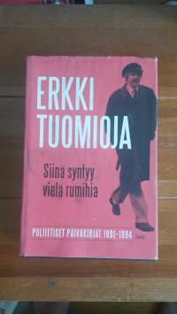 Siinä syntyy vielä rumihia : poliittiset päiväkirjat 1991-1994