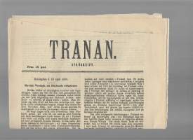 Tranan : ströskrift.1899, Julkaistu:Helsingfors