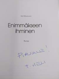 Enimmäkseen ihminen : runoja (signeerattu, tekijän omiste)