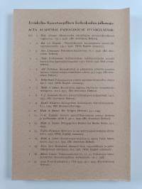 Aarni Penttilä - juhlakirja, 5. VIII. 1959