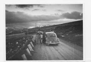 Lapin matka 1952-   7 kuvan sarja tekstit takana - valokuva