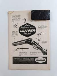 Metsästys ja kalastus syyskuu 1954