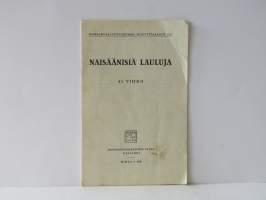 Naisäänisiä lauluja 43. vihko