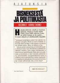 Ajatuksia bisneksestä ja politiikasta, 1987.